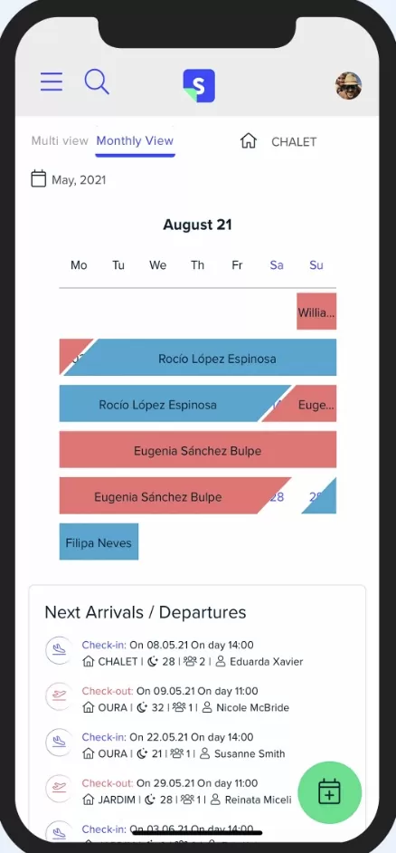 Channel manager Smoobu Application mobile