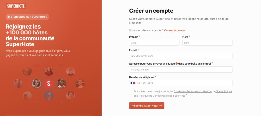 Inscription V2 superhote